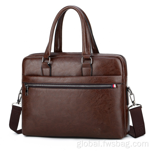 Man Business Briefcase OEM PU leather handbag/briefcase/laptop bag for men Manufactory